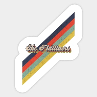 retro vintage color The Flatliners Sticker